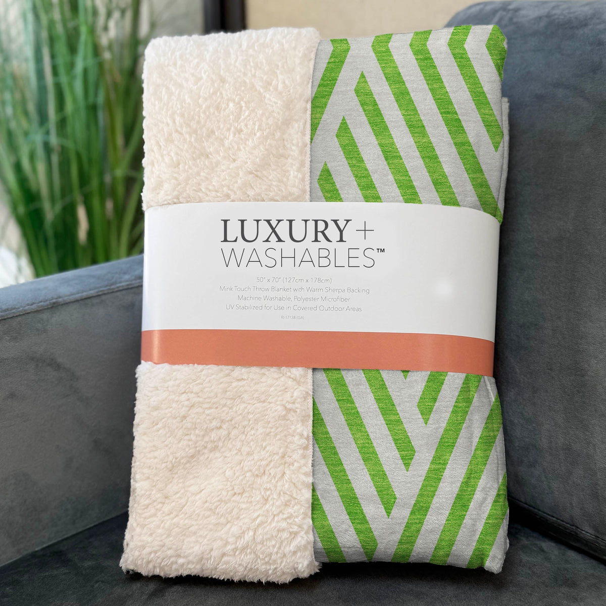 Addison Rugs Geometric Green Washable Indoor-Outdoor Rug