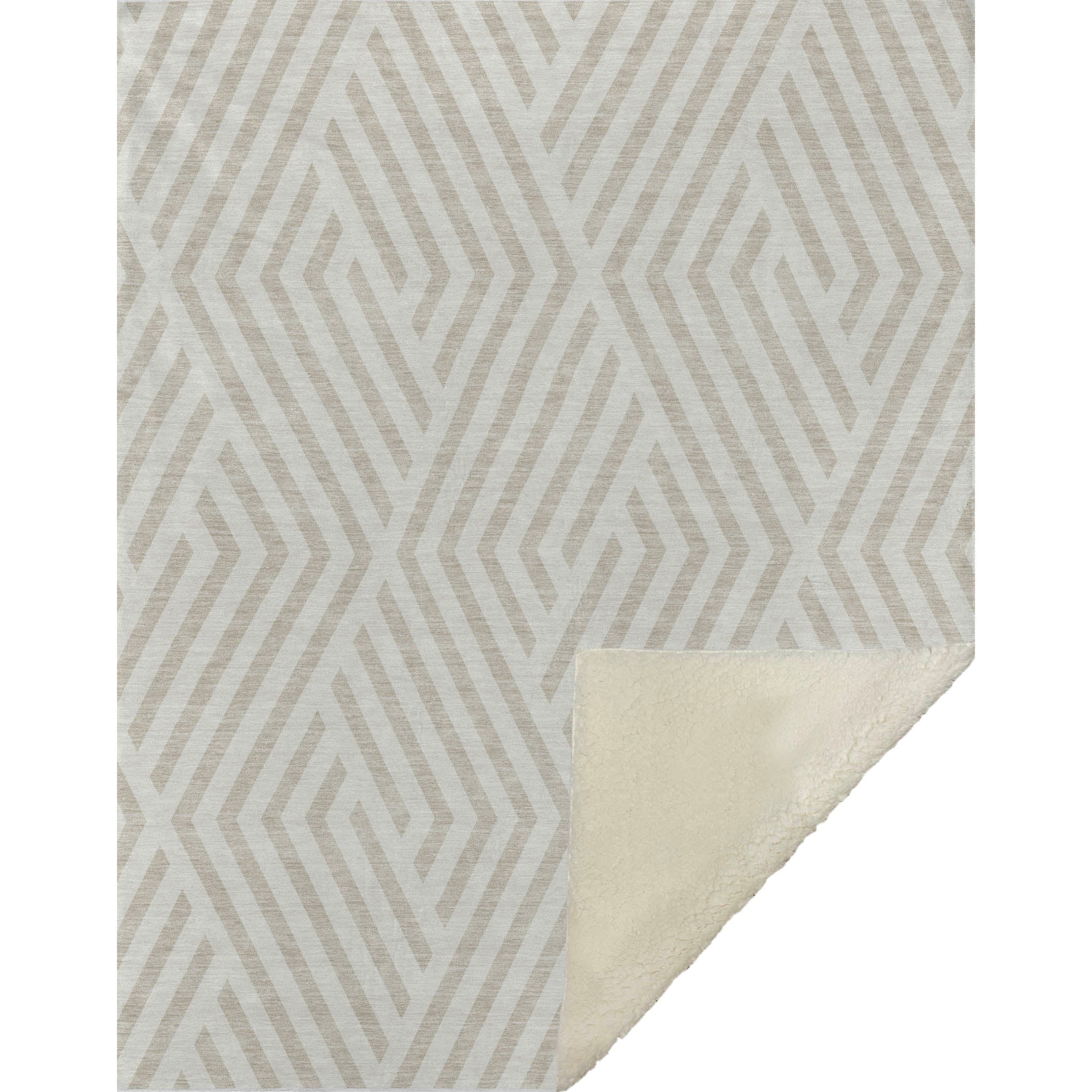 Addison Rugs Geometric Ivory Washable Indoor-Outdoor Rug