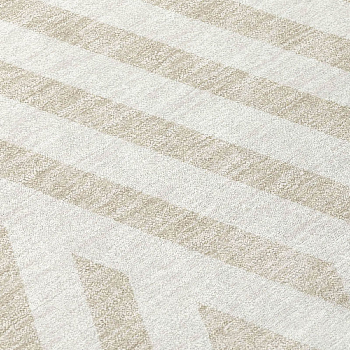 Addison Rugs Geometric Ivory Washable Indoor-Outdoor Rug