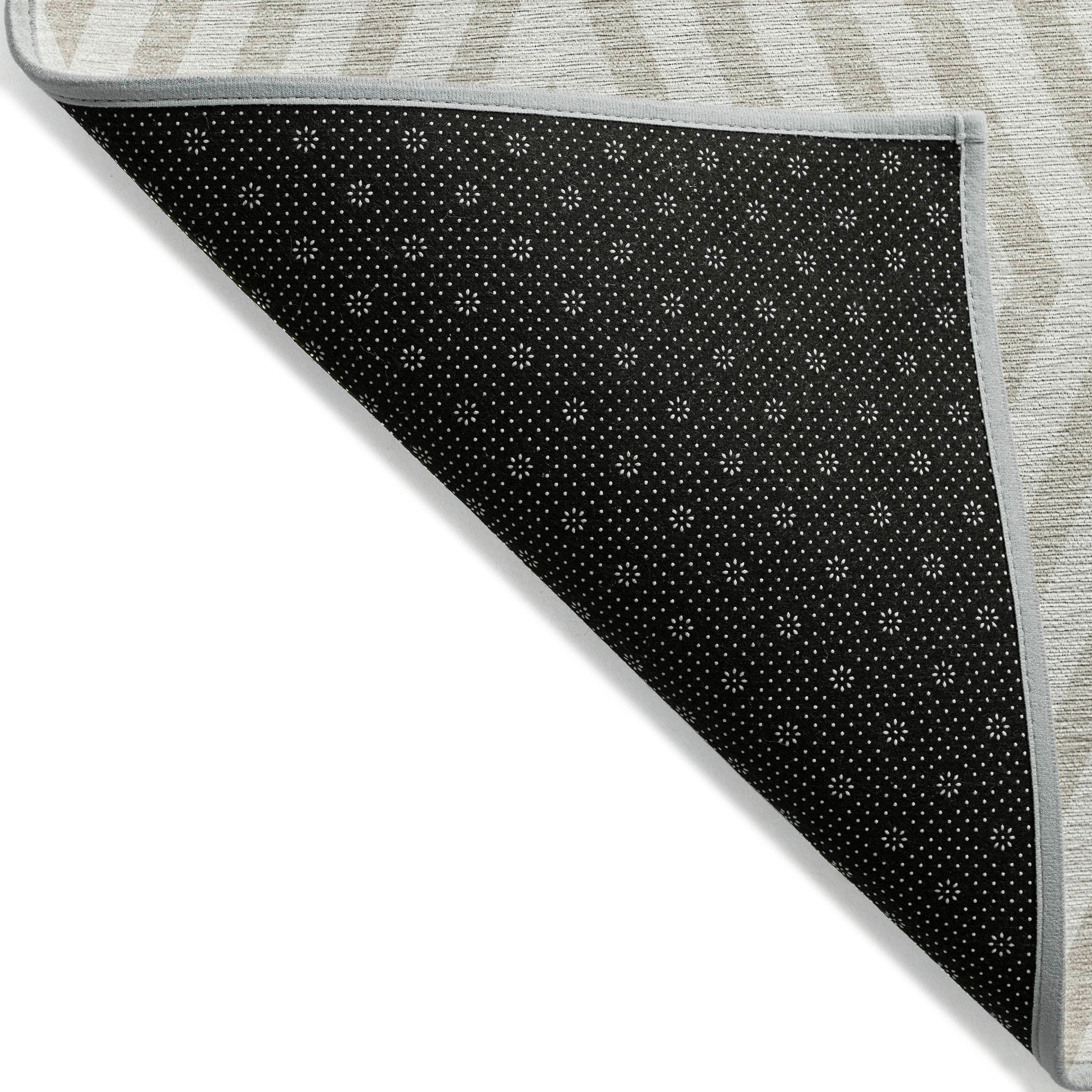 Addison Rugs Geometric Ivory Washable Indoor-Outdoor Rug
