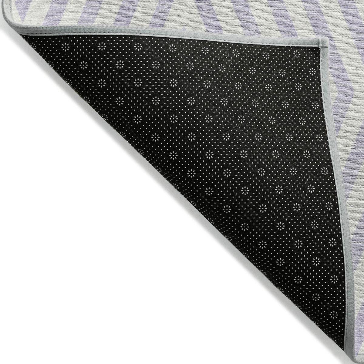 Addison Rugs Geometric Lavender Washable Indoor-Outdoor Rug