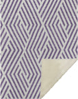 Addison Rugs Geometric Purple Washable Indoor-Outdoor Rug