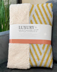 Addison Rugs Geometric Yellow Washable Indoor-Outdoor Rug