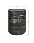 LH Home Geri Concrete Outdoor Side Table