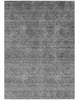LOOMLAN Rugs Glenra Gray Washable Indoor-Outdoor Rug