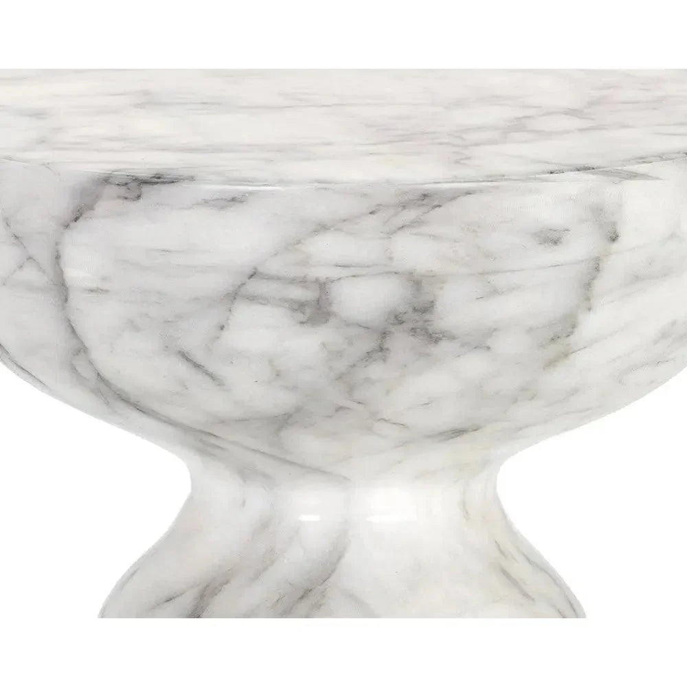 SUNPAN Goya Concrete Outdoor Round End Table