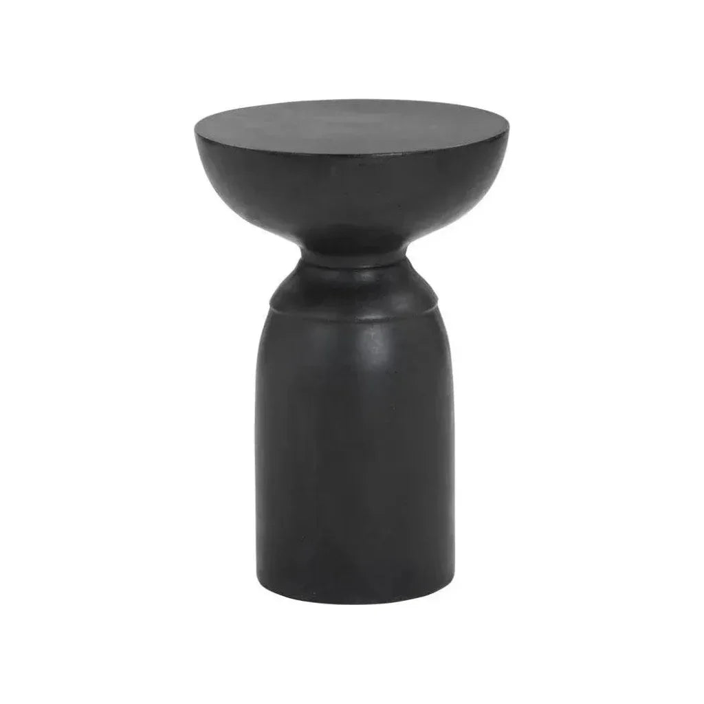 SUNPAN Goya Concrete Outdoor Round End Table