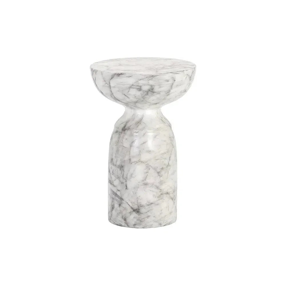 SUNPAN Goya Concrete Outdoor Round End Table