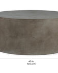 Grand Louis Coffee Table - White Outdoor Coffee Table-Outdoor Coffee Tables-Seasonal Living-LOOMLAN