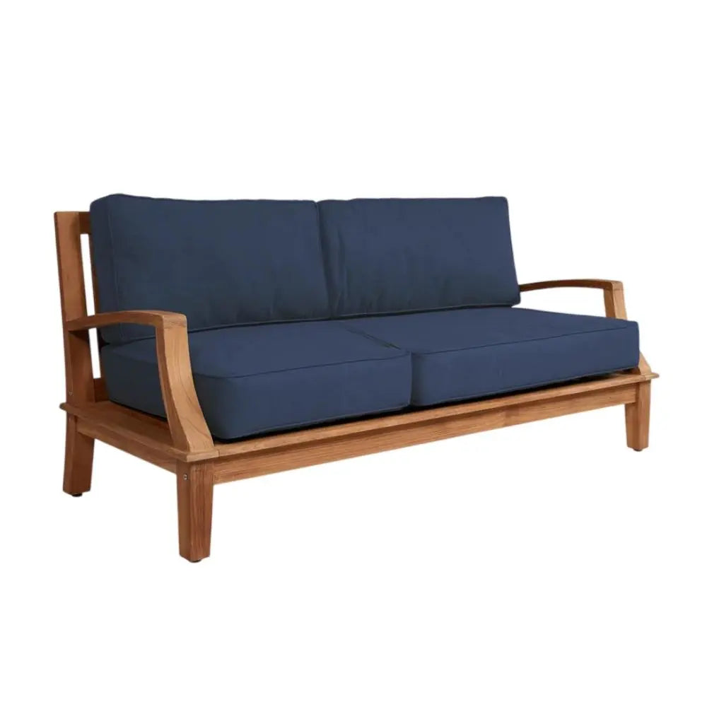 HiTeak Grande Teak Deep Outdoor Couch Sunbrella Cushion