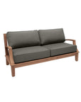 HiTeak Grande Teak Patio Deep Sofa Set with Sunbrella 4PC