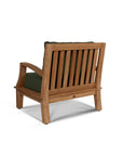 HiTeak Grande Teak Patio Deep Sofa Set with Sunbrella 4PC