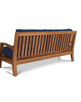 HiTeak Grande Teak Patio Deep Sofa Set with Sunbrella 4PC