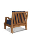 HiTeak Grande Teak Patio Deep Sofa Set with Sunbrella 4PC