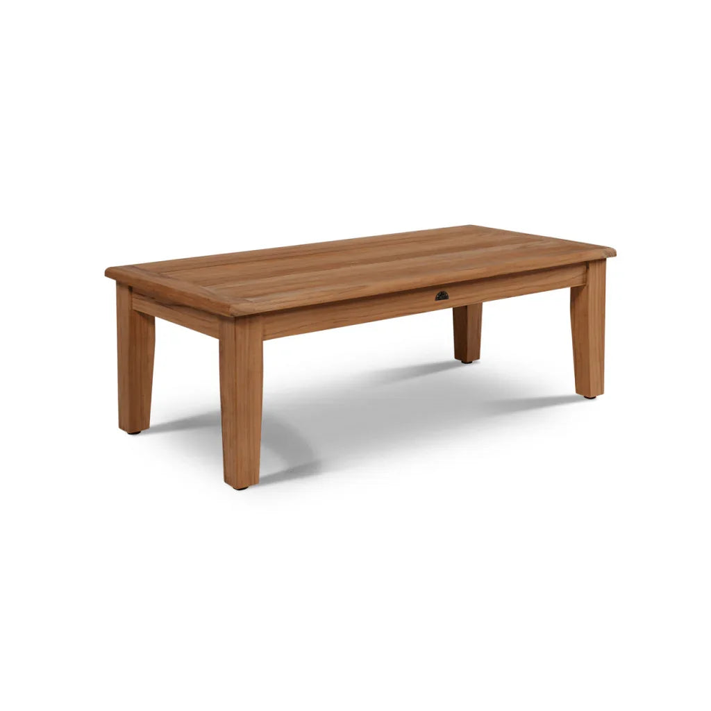 HiTeak Grande Teak Patio Deep Sofa Set with Sunbrella 4PC