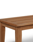 HiTeak Grande Teak Patio Deep Sofa Set with Sunbrella 4PC