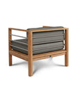 HiTeak SoHo Teak Outdoor Club Chair Sunbrella Cushion