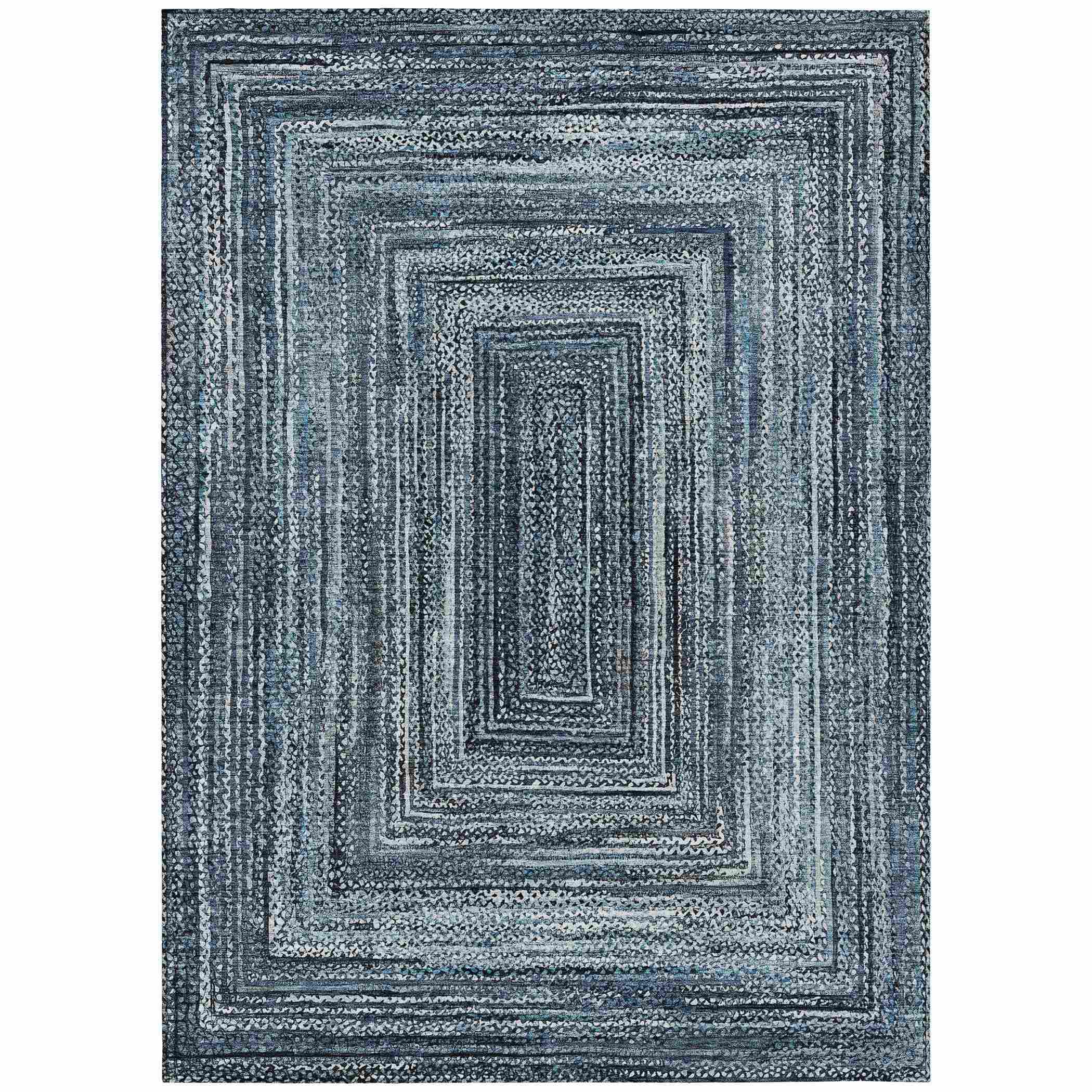 Addison Rugs Haelanor Blue Washable Indoor-Outdoor Rug