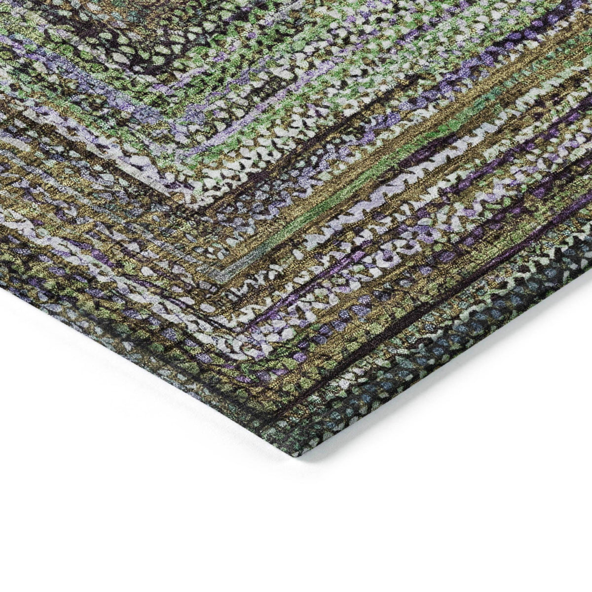 Addison Rugs Haelanor Green Washable Indoor-Outdoor Rug