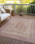 Addison Rugs Haelara Orange Washable Indoor-Outdoor Rug