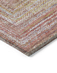 Addison Rugs Haelara Orange Washable Indoor-Outdoor Rug