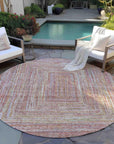 Addison Rugs Haelara Orange Washable Indoor-Outdoor Rug