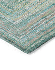 Addison Rugs Haelara Teal Washable Indoor-Outdoor Rug