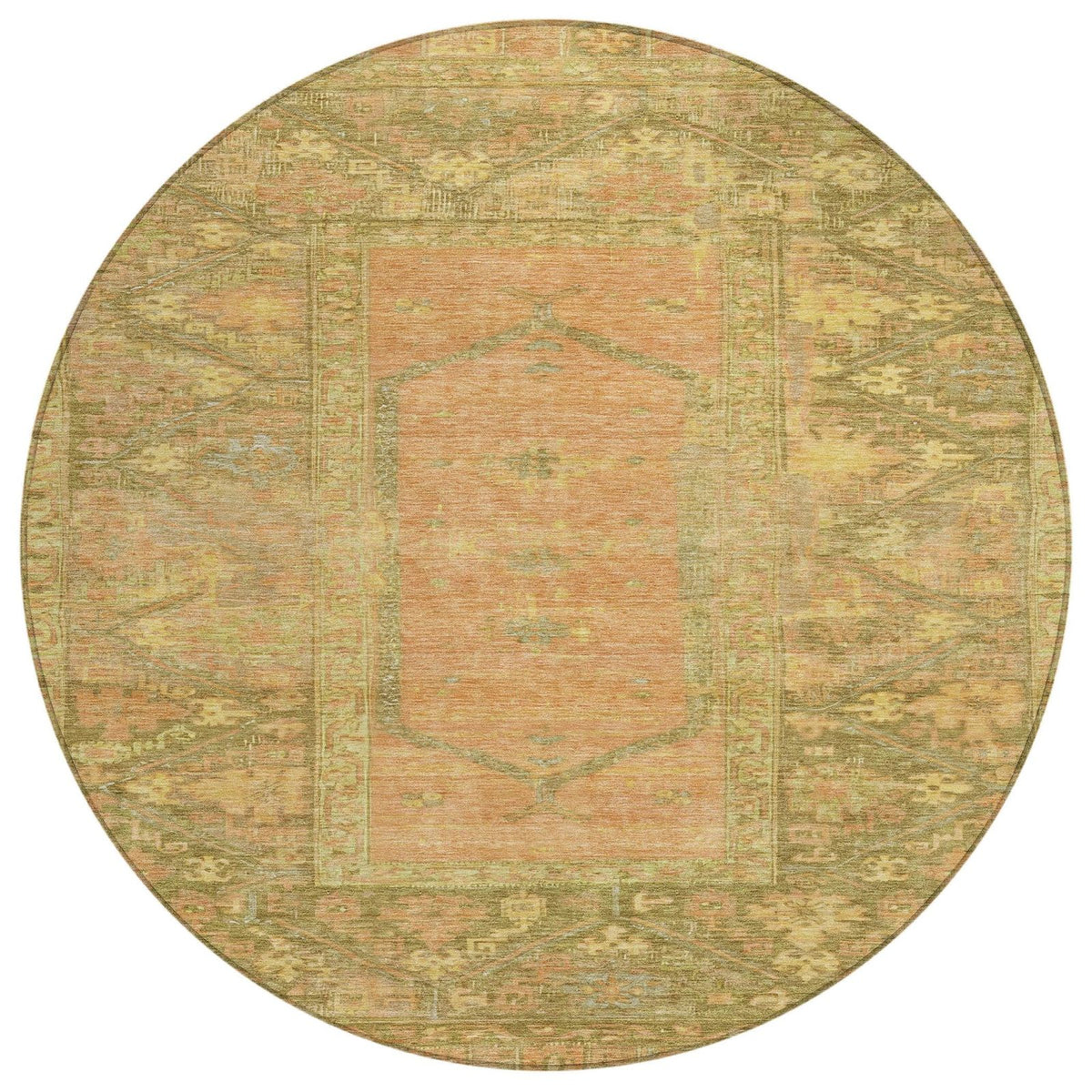 Addison Rugs Haelaris Coral Washable Indoor-Outdoor Rug