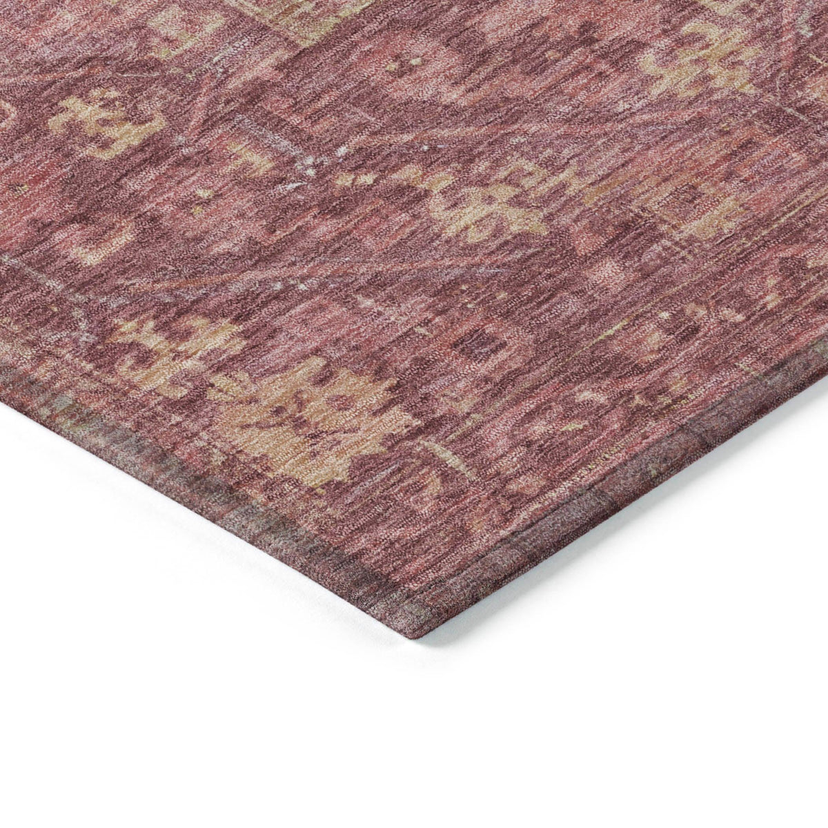 Addison Rugs Haelaris Pink Washable Indoor-Outdoor Rug