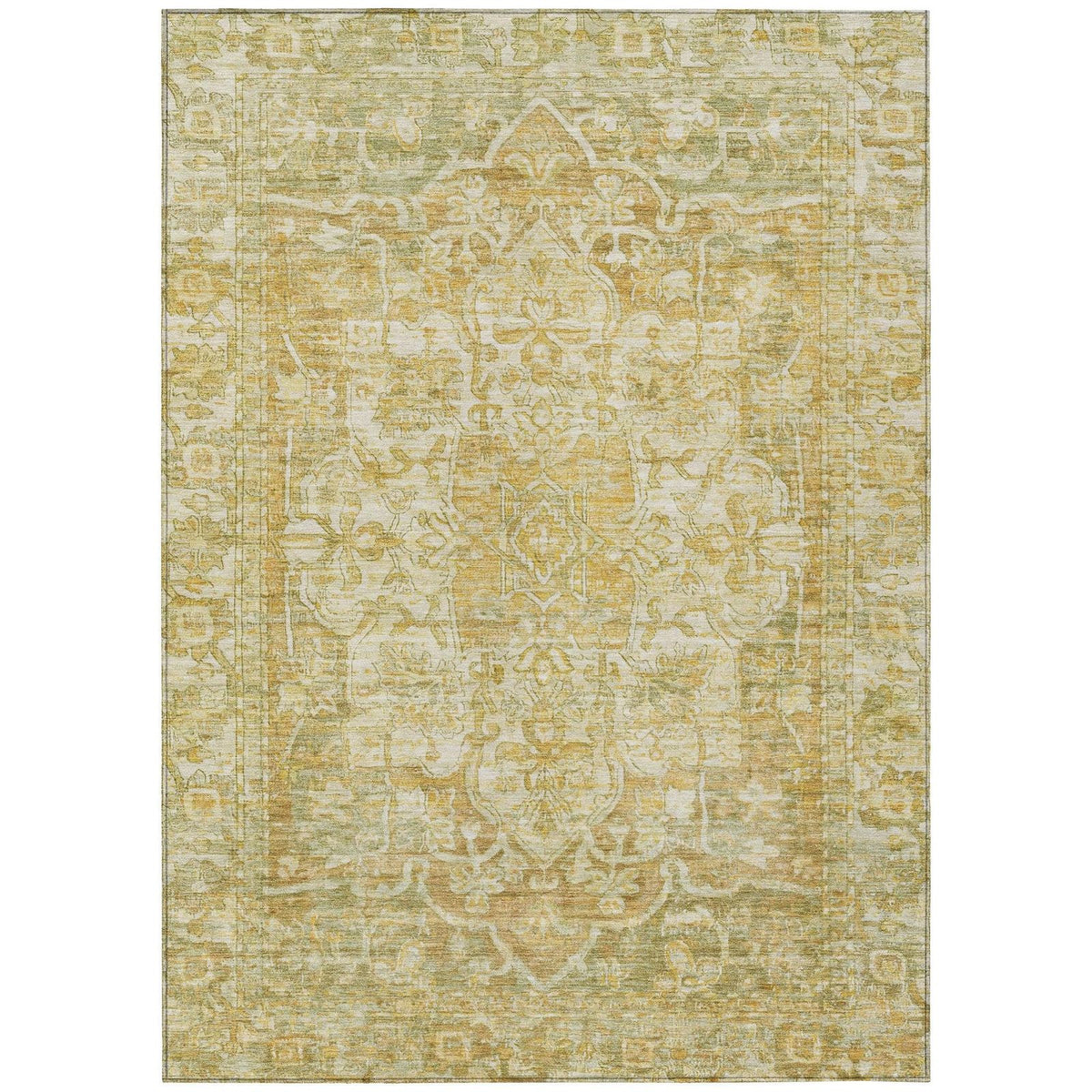 Addison Rugs Haelas Brown Washable Indoor-Outdoor Rug