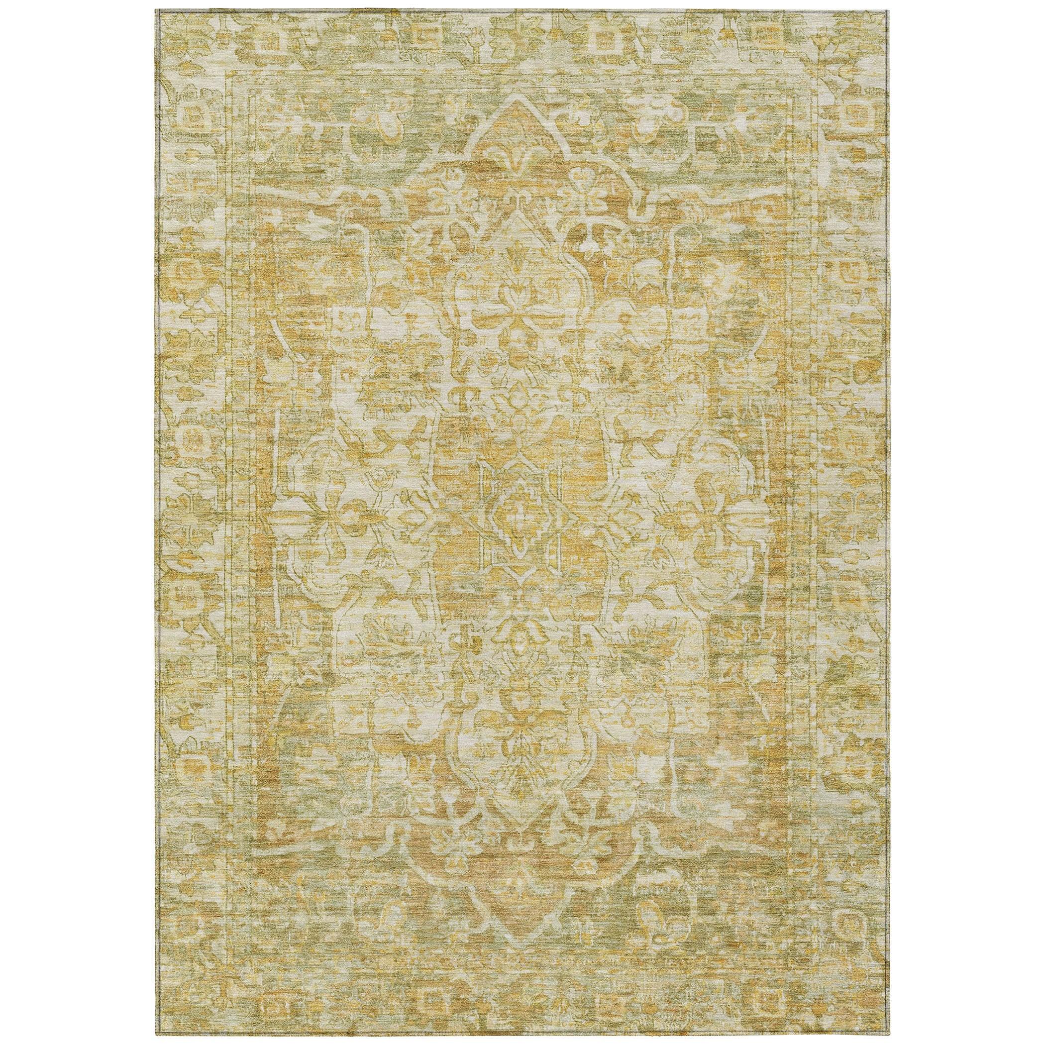 Addison Rugs Haelas Brown Washable Indoor-Outdoor Rug