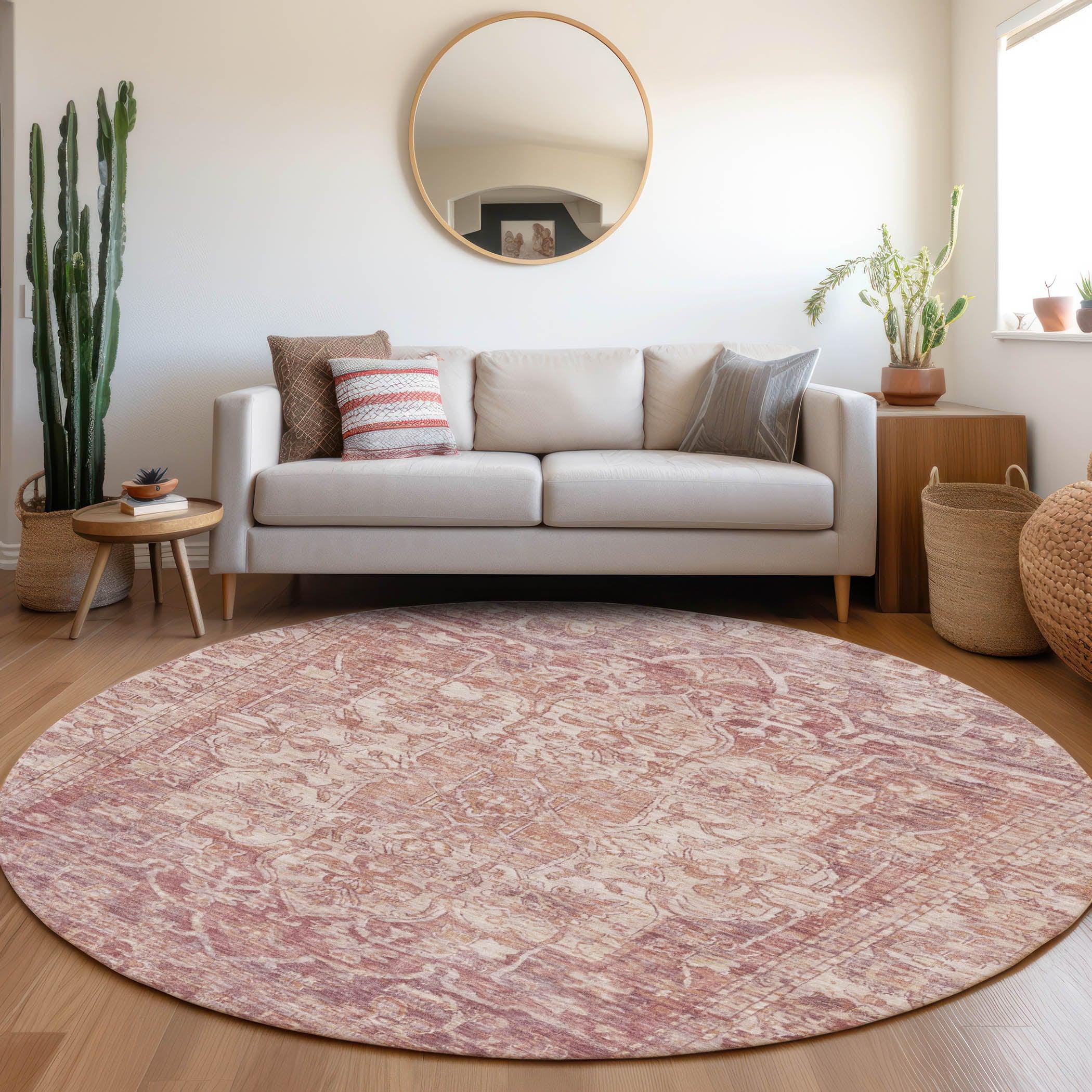 Addison Rugs Haelas Paprika Washable Indoor-Outdoor Rug