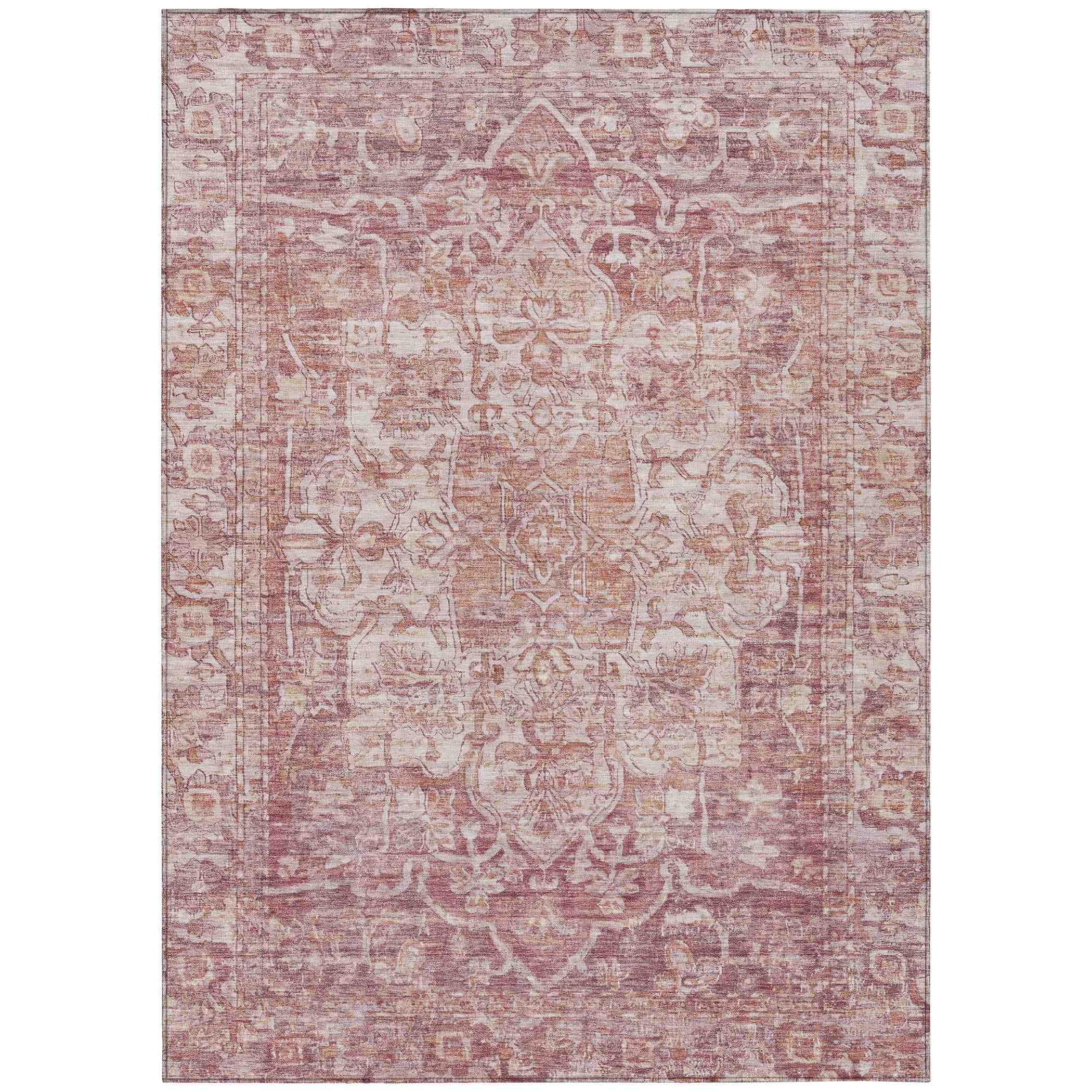 Addison Rugs Haelas Paprika Washable Indoor-Outdoor Rug