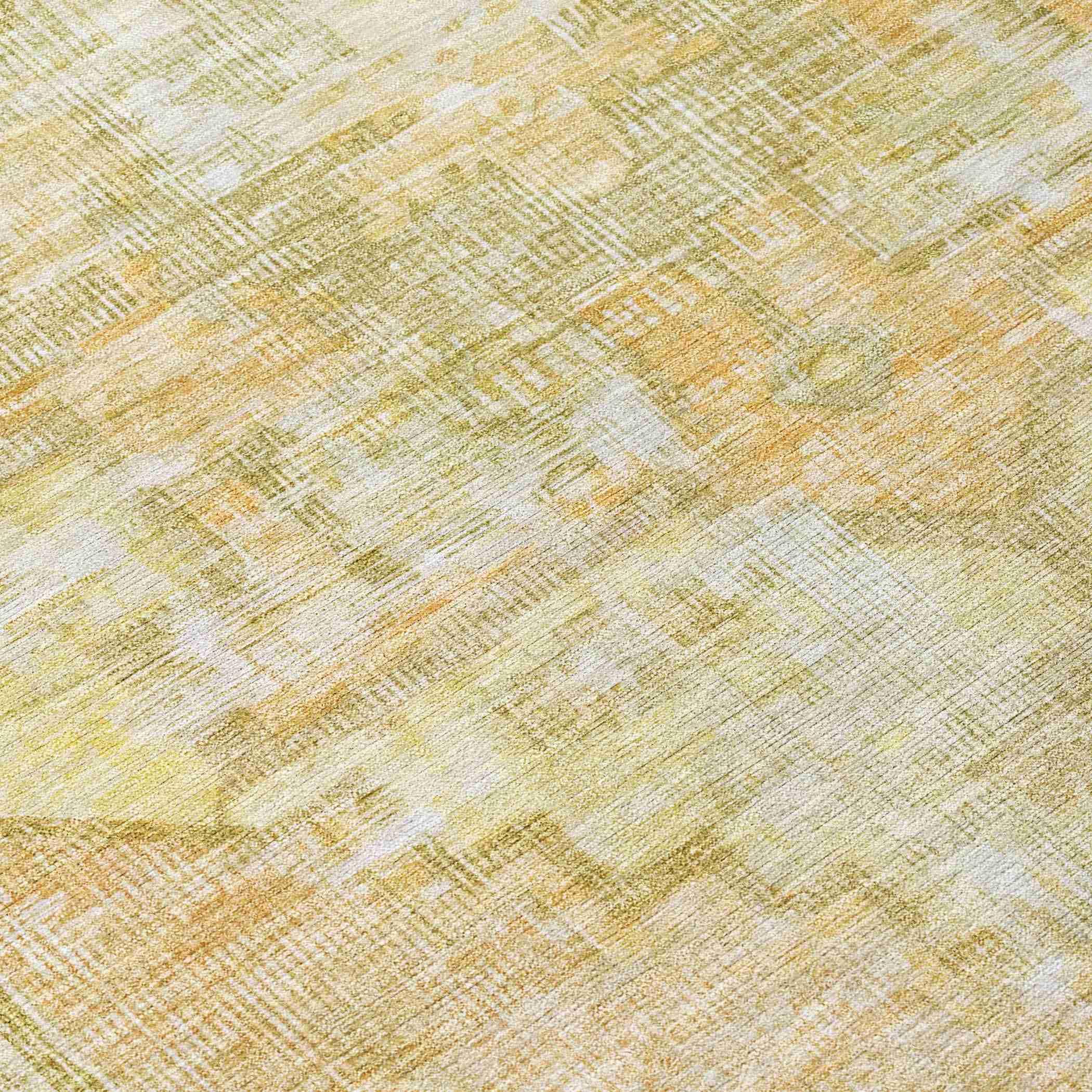 Addison Rugs Haeleth Gold Washable Indoor-Outdoor Rug
