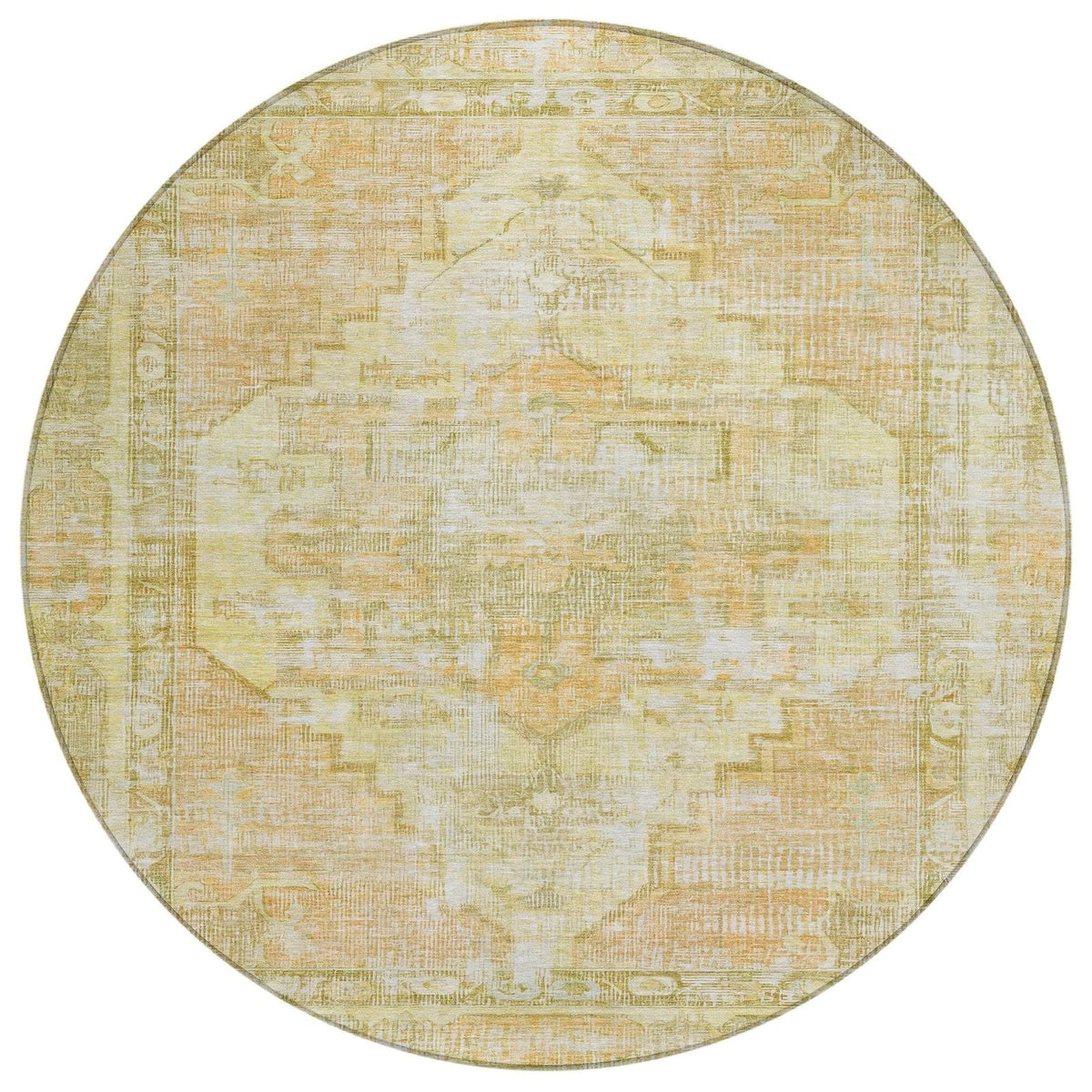 Addison Rugs Haeleth Gold Washable Indoor-Outdoor Rug