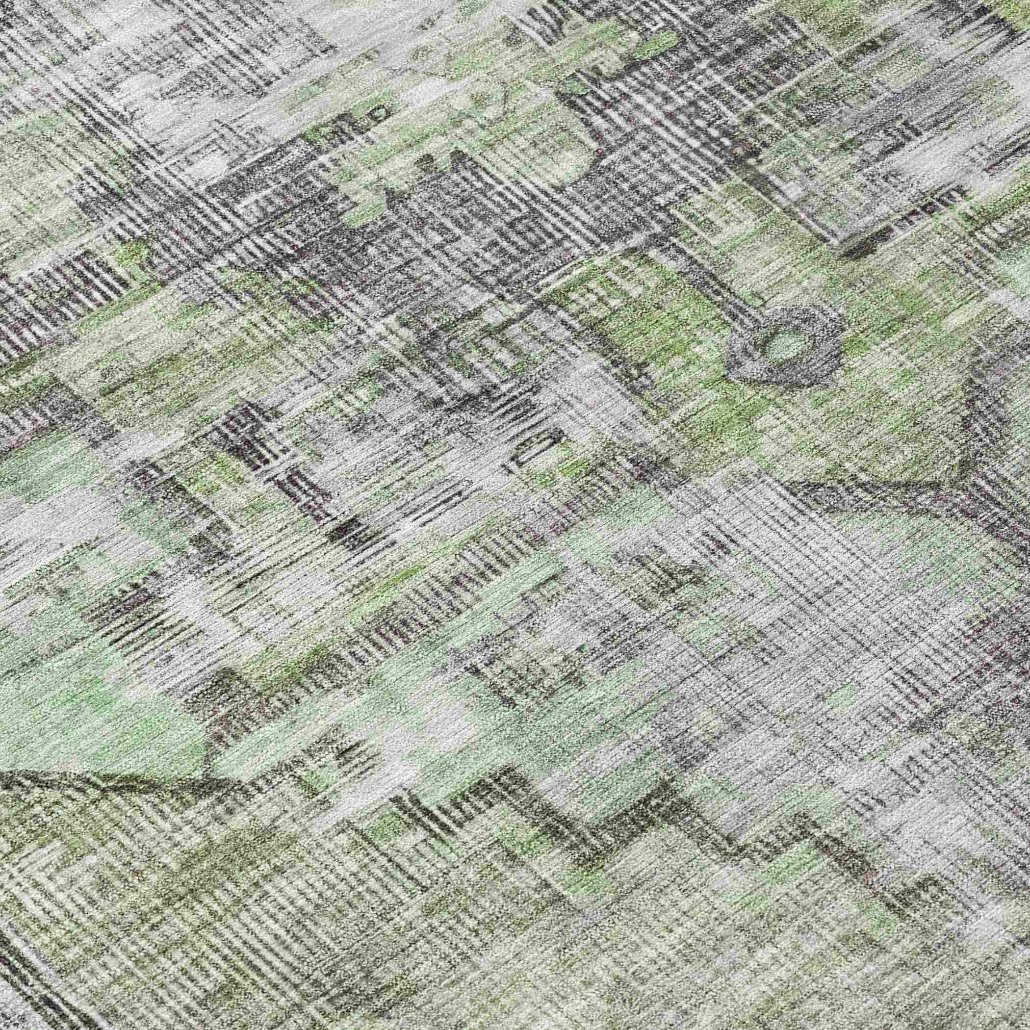 Addison Rugs Haeleth Green Washable Indoor-Outdoor Rug