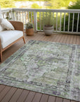 Addison Rugs Haeleth Green Washable Indoor-Outdoor Rug