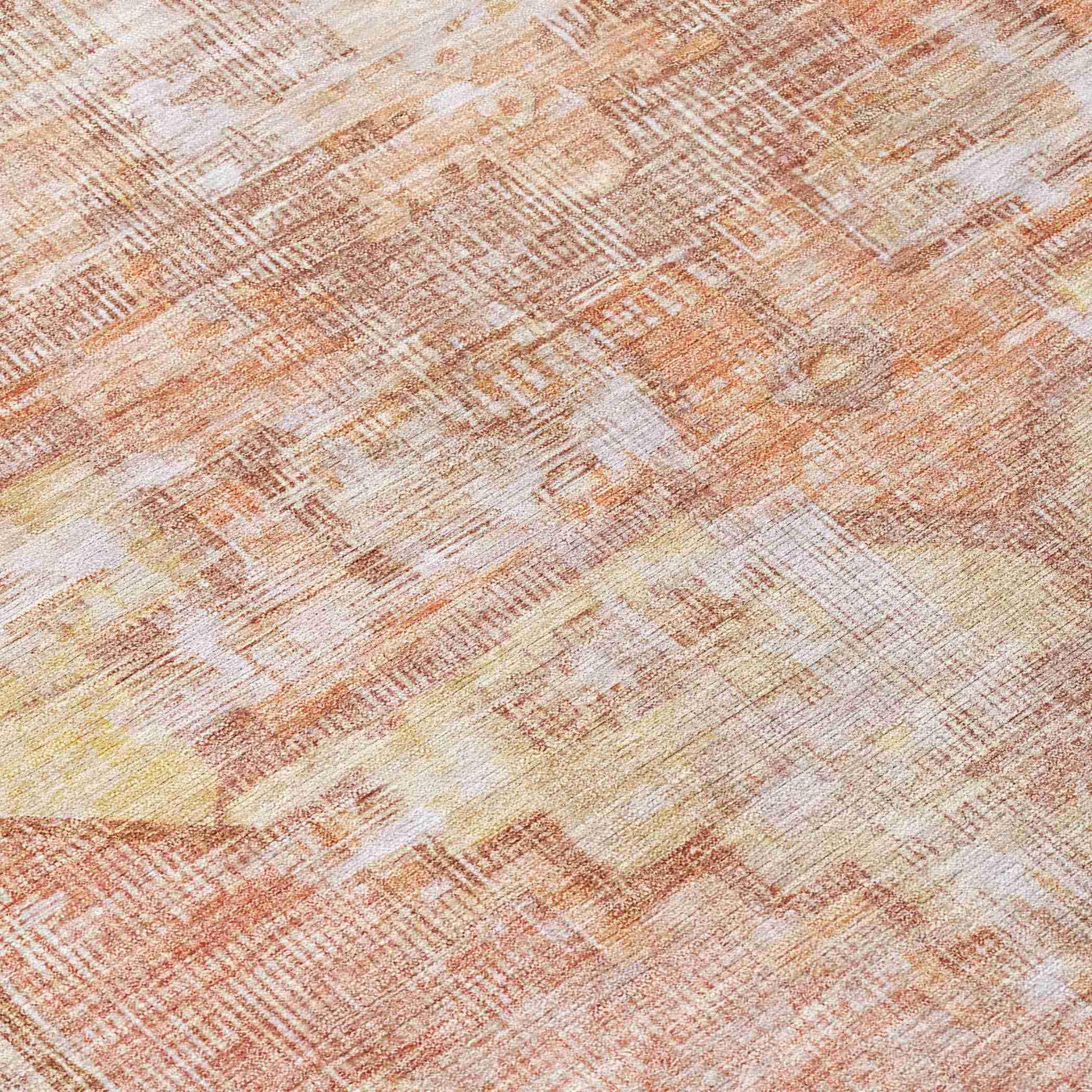 Addison Rugs Haeleth Orange Washable Indoor-Outdoor Rug