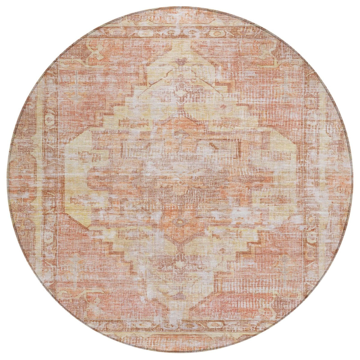 Addison Rugs Haeleth Orange Washable Indoor-Outdoor Rug