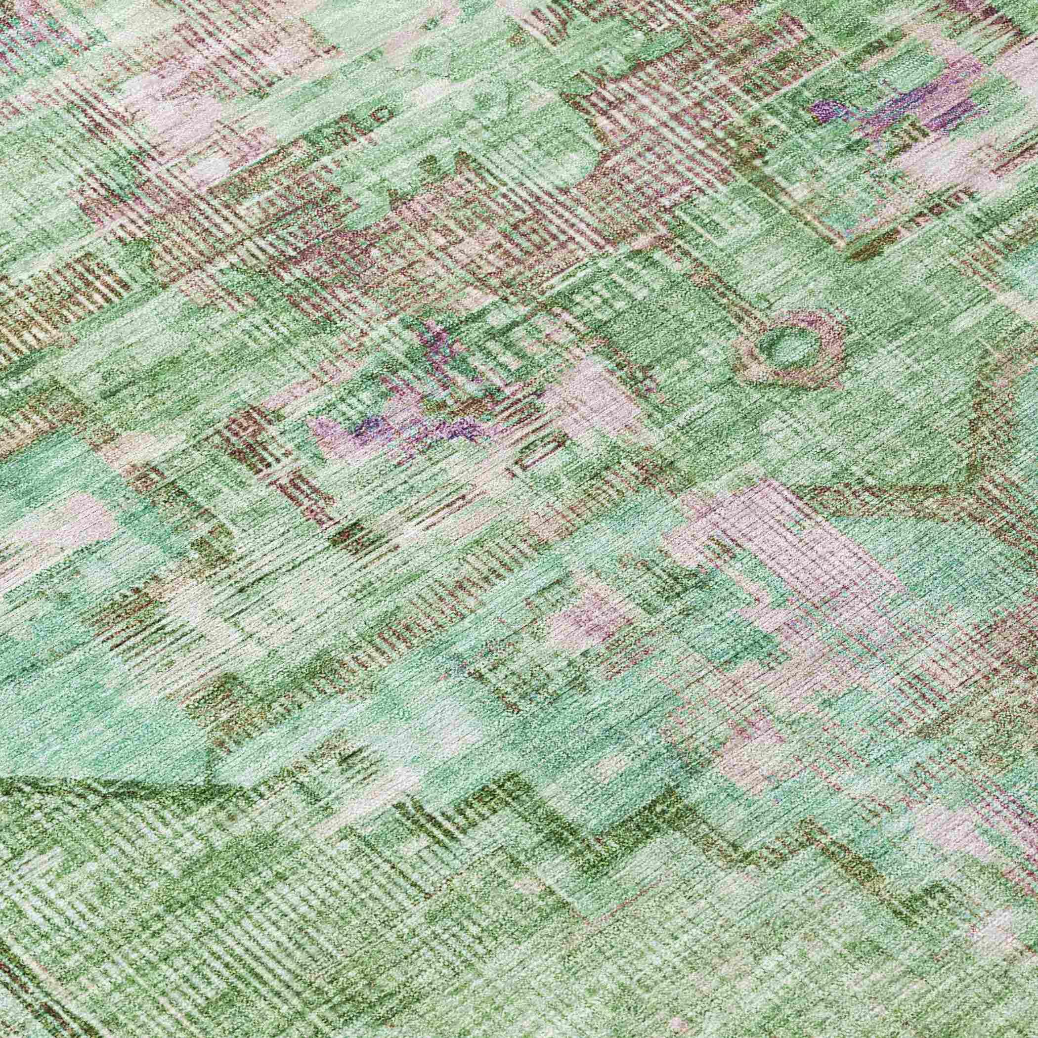 Addison Rugs Haelien Aloe Washable Indoor-Outdoor Rug