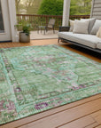 Addison Rugs Haelien Aloe Washable Indoor-Outdoor Rug