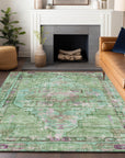 Addison Rugs Haelien Aloe Washable Indoor-Outdoor Rug