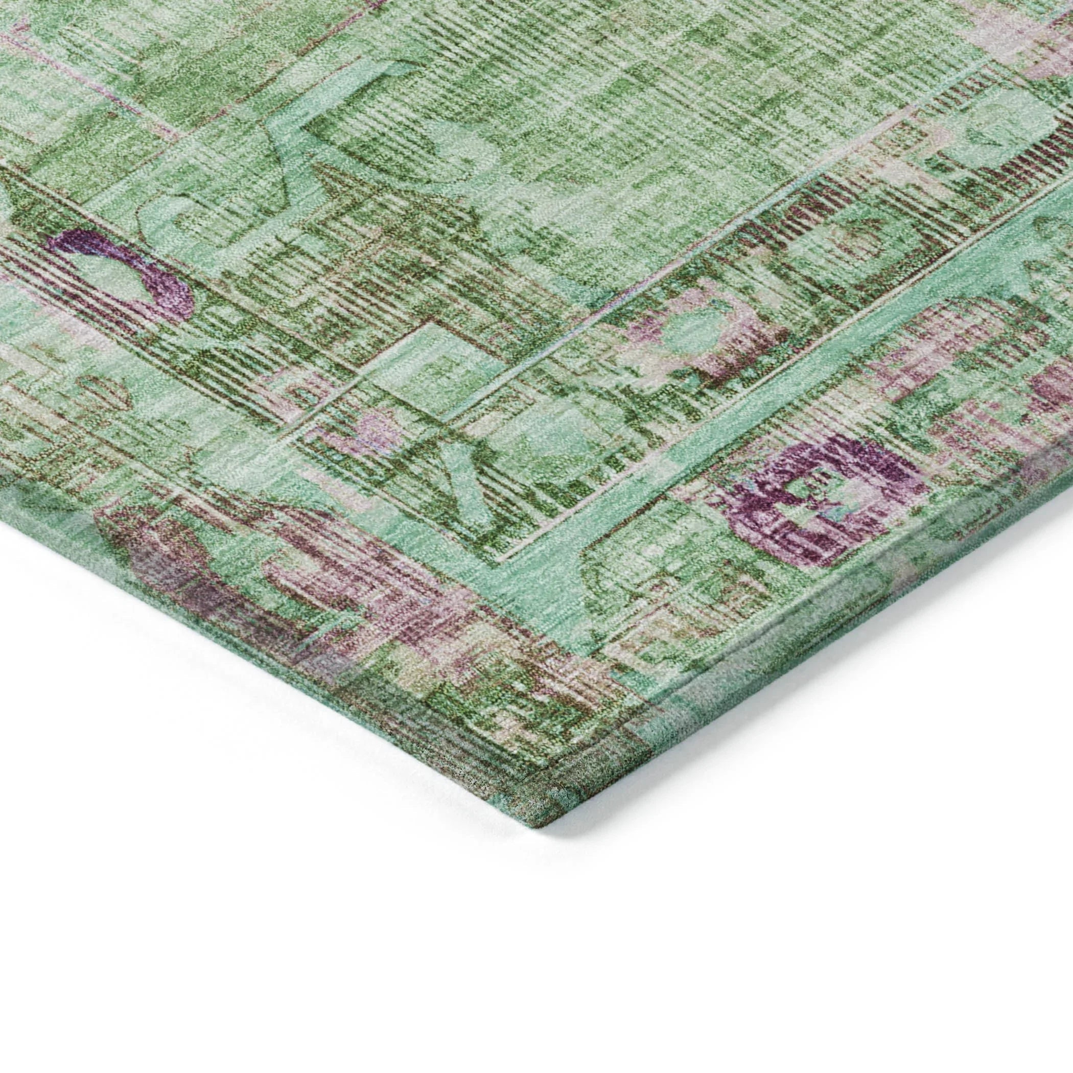 Addison Rugs Haelien Aloe Washable Indoor-Outdoor Rug