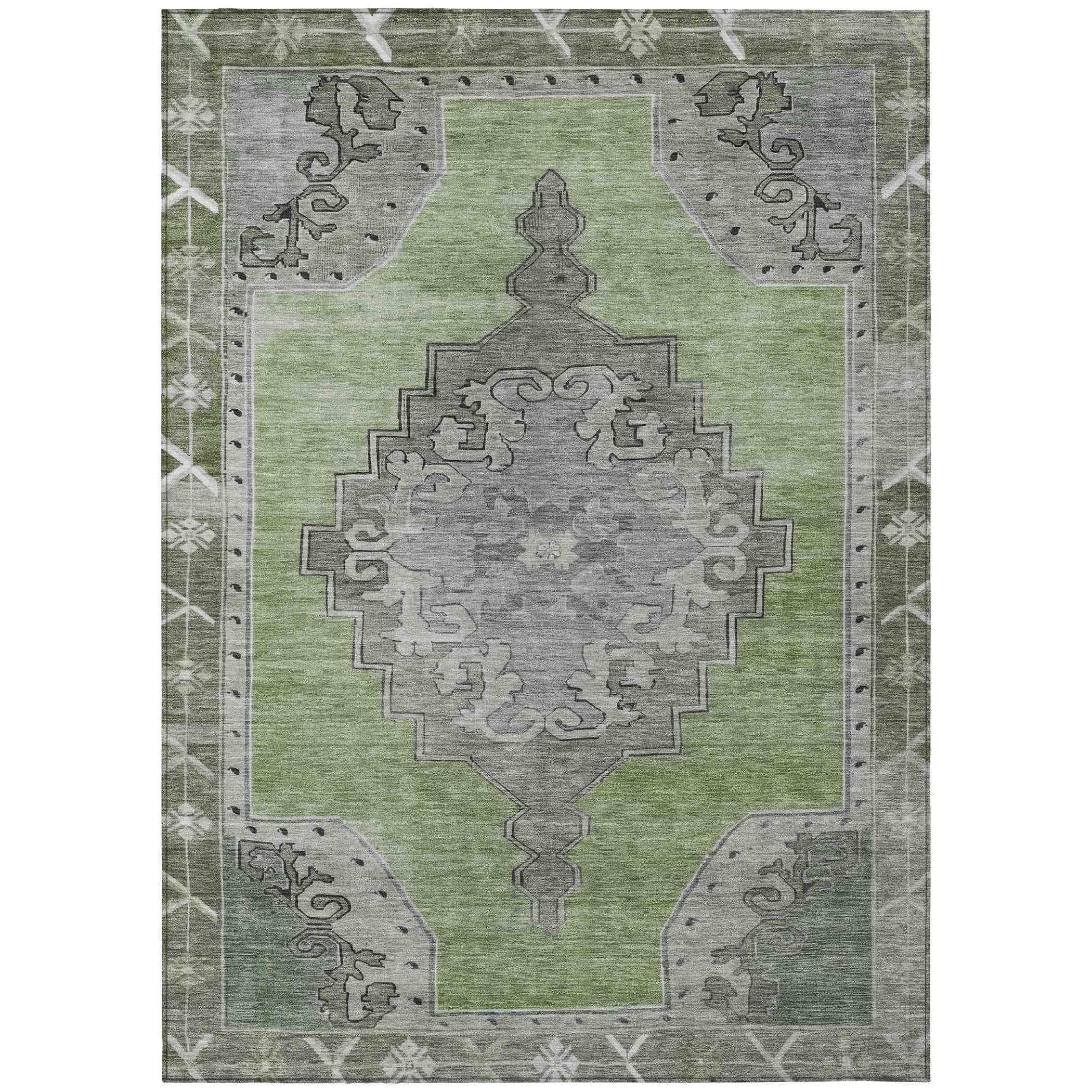 Addison Rugs Haelion Aloe Washable Indoor-Outdoor Rug