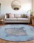 Addison Rugs Haelion Blue Washable Indoor-Outdoor Rug