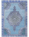 Addison Rugs Haelion Blue Washable Indoor-Outdoor Rug