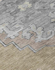 Addison Rugs Haelion Brown Washable Indoor-Outdoor Rug