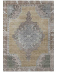 Addison Rugs Haelion Brown Washable Indoor-Outdoor Rug
