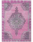 Addison Rugs Haelion Pink Washable Indoor-Outdoor Rug