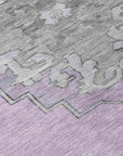 Addison Rugs Haelion Plum Washable Indoor-Outdoor Rug